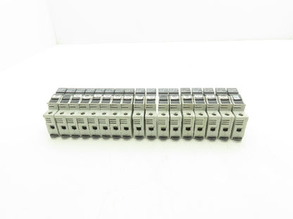 Allen Bradley 1492-FB1C30 Fuse Holder 30A 600V 1 Pole Class CC Ser B Lot of 17