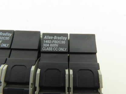 Allen Bradley 1492-FB2C30 Fuse Holder 30A 600VAC 2 Pole Class CC Series B