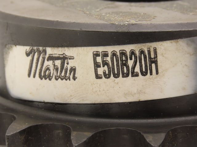 Martin E50B20H #50 Roller Chain Sprocket 3-Strand 20-Tooth 1" Plain Bore