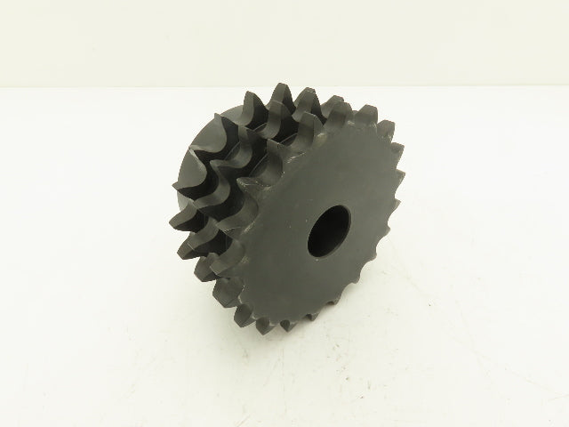 Martin E50B20H #50 Roller Chain Sprocket 3-Strand 20-Tooth 1" Plain Bore