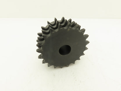 Martin E50B20H #50 Roller Chain Sprocket 3-Strand 20-Tooth 1" Plain Bore
