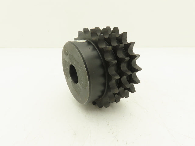 Martin E50B20H #50 Roller Chain Sprocket 3-Strand 20-Tooth 1" Plain Bore