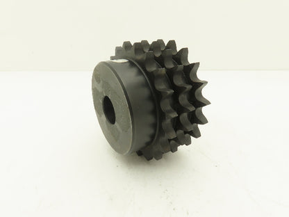 Martin E50B20H #50 Roller Chain Sprocket 3-Strand 20-Tooth 1" Plain Bore