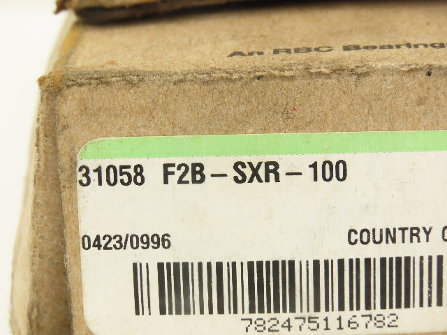 Dodge 131058 F2B-SXR-100 Flange Bearing 2-Bolt 1" Bore w/Lock Collar Lot of 3