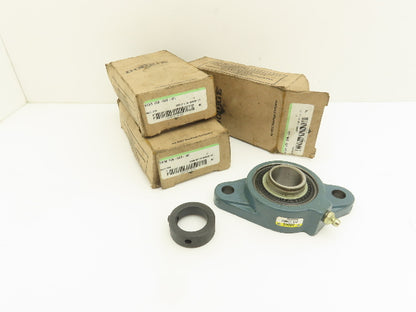 Dodge 131058 F2B-SXR-100 Flange Bearing 2-Bolt 1" Bore w/Lock Collar Lot of 3