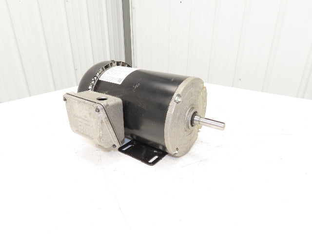 WEG 00118ET3E56-S Safe Area AC Motor 1Hp 1765RPM 230/460V 3Ph 56 Frame TEFC