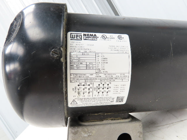 WEG 00118ET3E56-S Safe Area AC Motor 1Hp 1765RPM 230/460V 3Ph 56 Frame TEFC