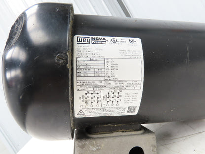 WEG 00118ET3E56-S Safe Area AC Motor 1Hp 1765RPM 230/460V 3Ph 56 Frame TEFC