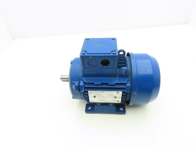 Bronzoni D3003B-1100 AC Motor 1 Hp 0.75 kW 1692RPM 277/480V 3Ph IEC 80 Frame