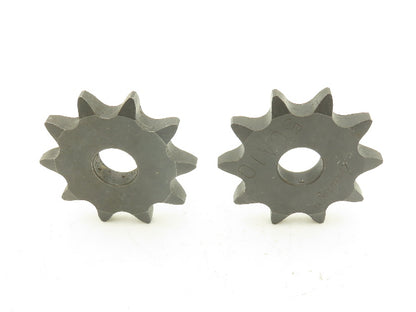 Browning 50A10 #50 Roller Chain Sprocket 10-Tooth 5/8" Stock Bore  Lot of 2