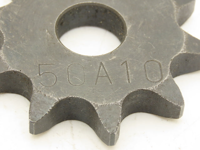 Browning 50A10 #50 Roller Chain Sprocket 10-Tooth 5/8" Stock Bore  Lot of 2