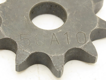 Browning 50A10 #50 Roller Chain Sprocket 10-Tooth 5/8" Stock Bore  Lot of 2