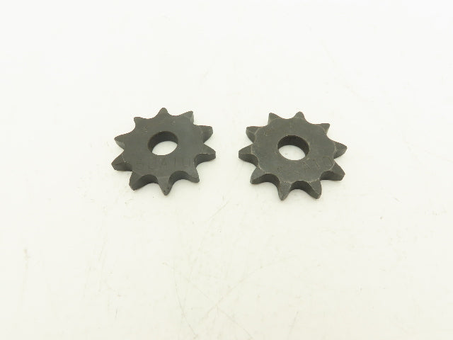 Browning 50A10 #50 Roller Chain Sprocket 10-Tooth 5/8" Stock Bore  Lot of 2
