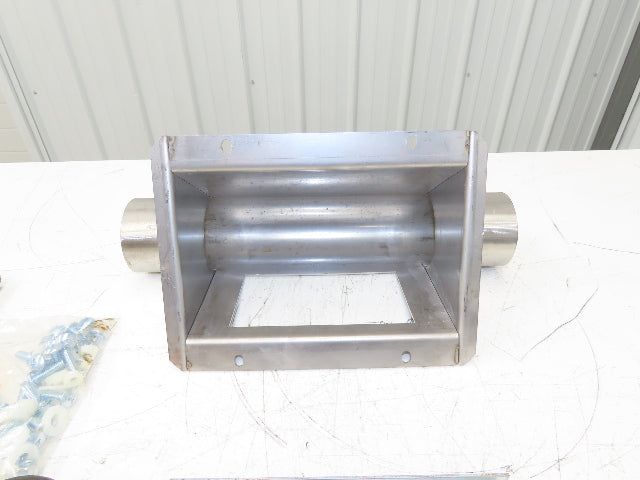Big Dutchman Flex-vey 350 Feed Bin Unloader Single Out Auger Fill System SS