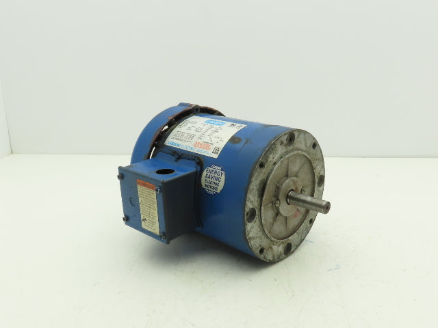 Leeson C6T17FC1G AC Motor 3/4Hp 1725RPM 208-230/460 3Ph 56C TEFC