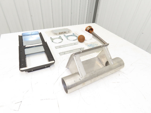 Big Dutchman Flex-vey 350 Feed Bin Unloader Single Out Auger Fill System SS