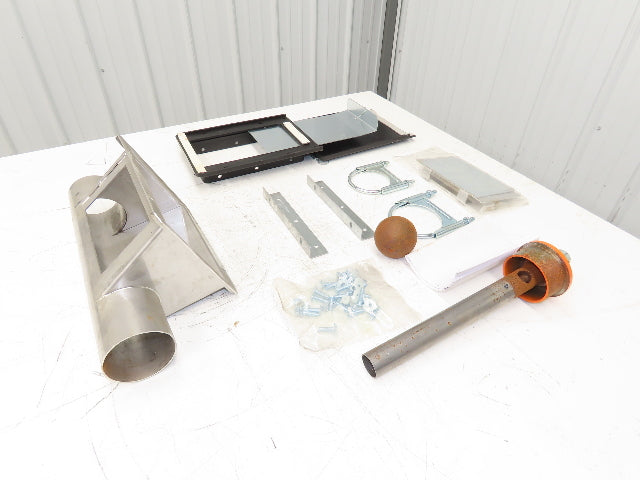 Big Dutchman Flex-vey 350 Feed Bin Unloader Single Out Auger Fill System SS