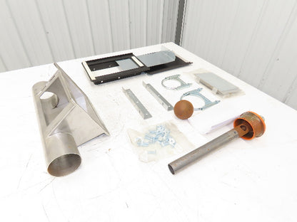 Big Dutchman Flex-vey 350 Feed Bin Unloader Single Out Auger Fill System SS