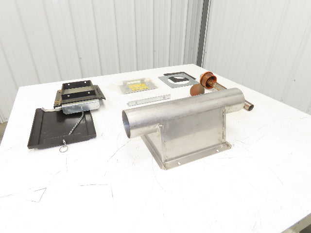 Big Dutchman Flex-vey 350 Feed Bin Unloader Single Out Auger Fill System SS