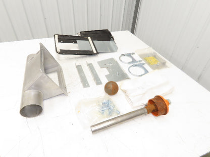 Big Dutchman Flex-vey 350 Feed Bin Unloader Single Out Auger Fill System SS