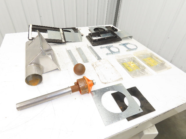 Big Dutchman Flex-vey 350 Feed Bin Unloader Single Out Auger Fill System Extras
