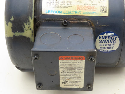 Leeson C6T17FC1G AC Motor 3/4Hp 1725RPM 208-230/460 3Ph 56C TEFC