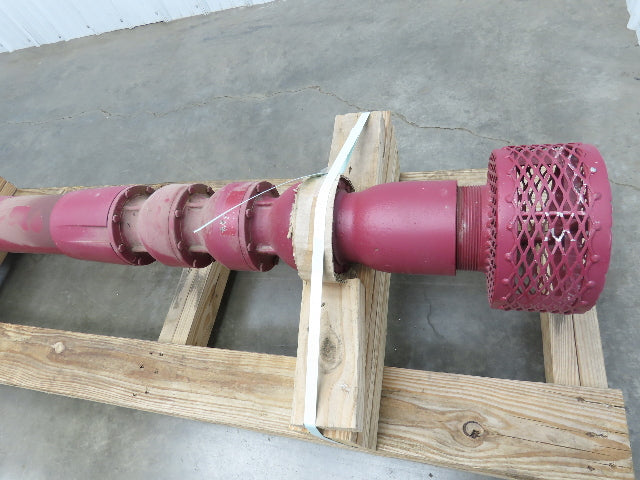 Wilo American Marsh 6XCZ 3-Stage Vertical Turbine Pump 4x4" 240GPM 168'TDH 122"L