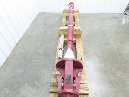Wilo American Marsh 6XCZ 3-Stage Vertical Turbine Pump 4x4" 240GPM 168'TDH 122"L