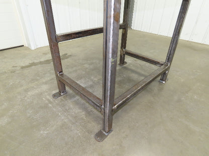 3/8" Steel Top Machine Base Welding Table Work Bench 36x24" Top 33" H