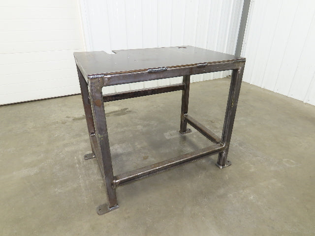 3/8" Steel Top Machine Base Welding Table Work Bench 36x24" Top 33" H
