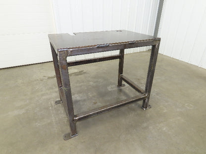 3/8" Steel Top Machine Base Welding Table Work Bench 36x24" Top 33" H