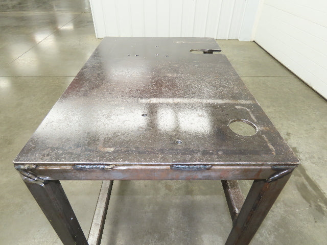 3/8" Steel Top Machine Base Welding Table Work Bench 36x24" Top 33" H