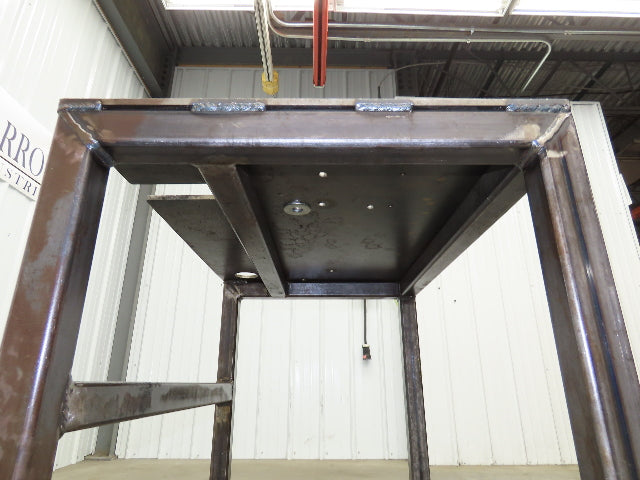 3/8" Steel Top Machine Base Welding Table Work Bench 36x24" Top 33" H