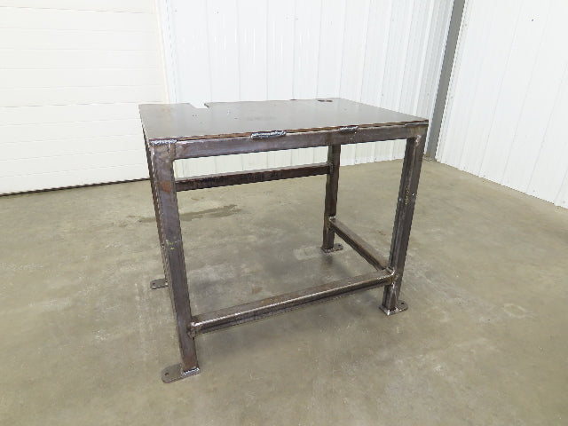 3/8" Steel Top Machine Base Welding Table Work Bench 36x24" Top 33" H
