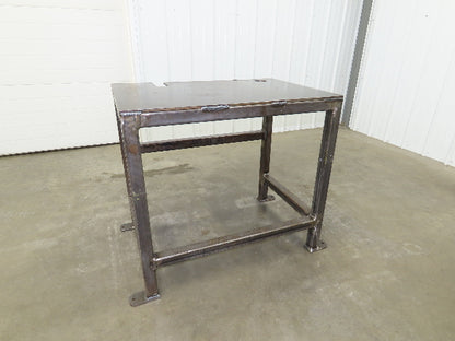 3/8" Steel Top Machine Base Welding Table Work Bench 36x24" Top 33" H