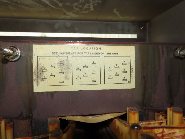 EGS Hevi-Duty T2H45S Stepdown Power Transformer 45KVA 3Ph HV 480 LV 208Y/120