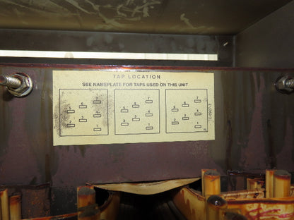 EGS Hevi-Duty T2H45S Stepdown Power Transformer 45KVA 3Ph HV 480 LV 208Y/120
