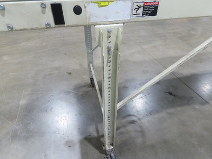 EMI Plastics 40"W x 14'L Portable Slider Bed Conveyor 35"Bed 115V 4FPM