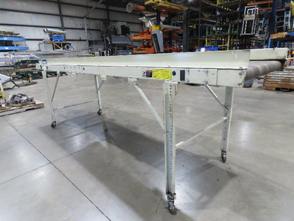 EMI Plastics 40"W x 14'L Portable Slider Bed Conveyor 35"Bed 115V 4FPM