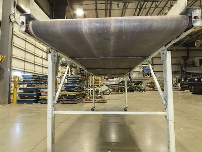 EMI Plastics 40"W x 14'L Portable Slider Bed Conveyor 35"Bed 115V 4FPM