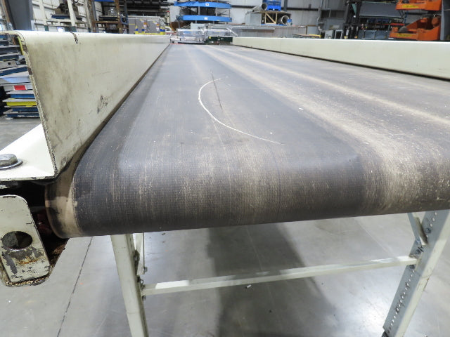 EMI Plastics 40"W x 14'L Portable Slider Bed Conveyor 35"Bed 115V 4FPM