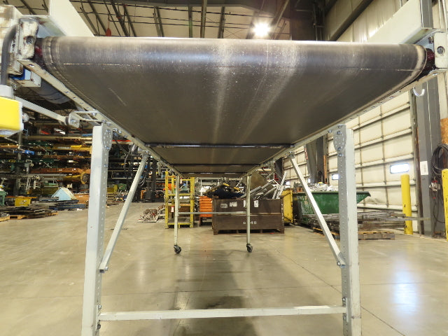EMI Plastics 40"W x 14'L Portable Slider Bed Conveyor 35"Bed 115V 4FPM