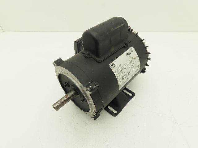 Weg 5018ES1BOW56C-S AC Motor 1/2Hp 1730 RPM 115/230V 1PH W56C Single Phase
