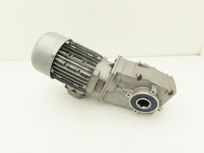 Rexroth Gearmotor Speed Reducer 47:1 Ratio .45kW 480V 36RPM Hex Shaft Hollow