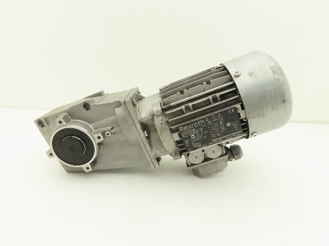 Rexroth Gearmotor Speed Reducer 47:1 Ratio .45kW 480V 36RPM Hex Shaft Hollow