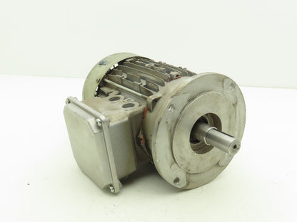 Neri Motori T80A2 AC Motor 0.9Hp 0.65kW 3380RPM 280/480V 3Ph 143TC TEFC