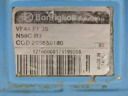 Bonfiglioli VF44 F1 35 Worm Gearbox 35:1 Reducer 50rpm 56C Hollow Output