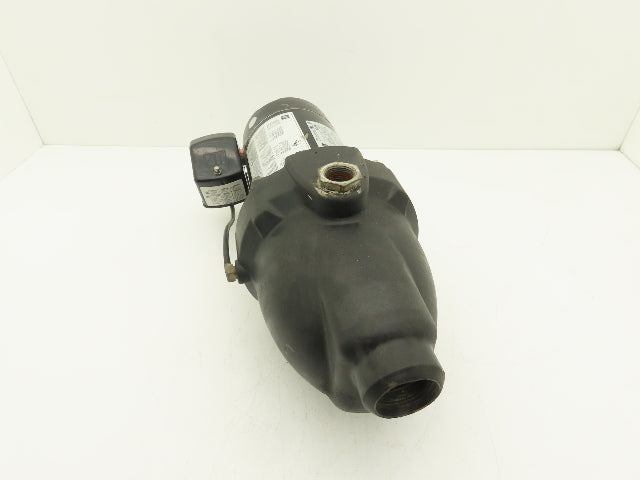 Simer 3105P-10 Shallow Well Plastic Jet Pump .5Hp 115/230V 1PH 7.4GPM 1.25x1"NPT