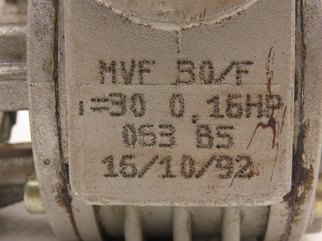 Bonfiglioli MVF 30/F Worm Gearbox 30:1 Reducer 58rpm IEC63 Hollow Output 063 B5