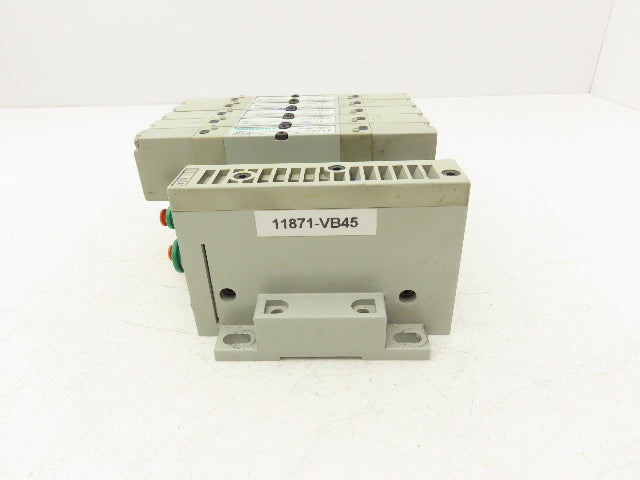 Numatics 219-828|240-183|240-241 6-Station G3 5-Valve Manifold w/Comm Sub-Bus